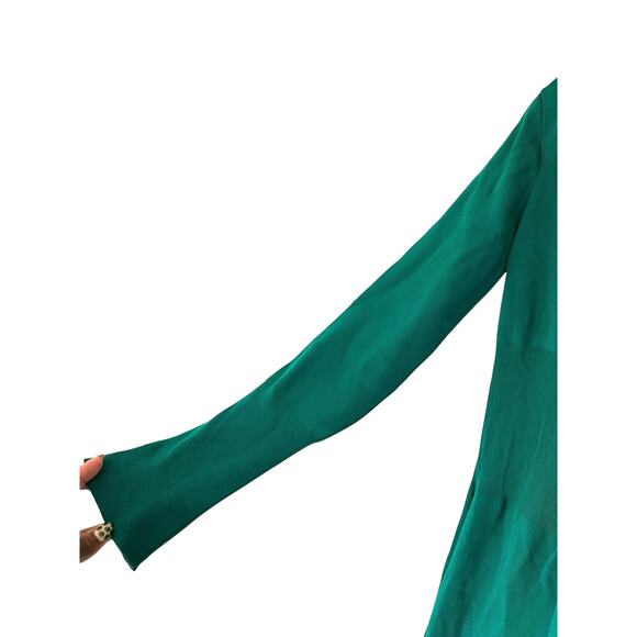 GAUGE81 Green Knit Fitted Night Out Party Bornos Long Maxi Dress Size Medium - Picture 11 of 16